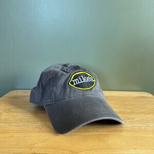 Mikes Hard Lemonade Drink Gray Dad Strapback Hat